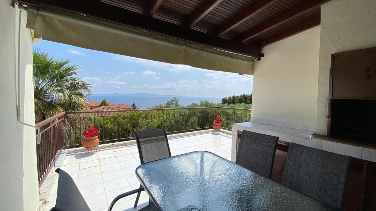Amazing Sea View Loft, Afytos Lägenhet Exteriör bild