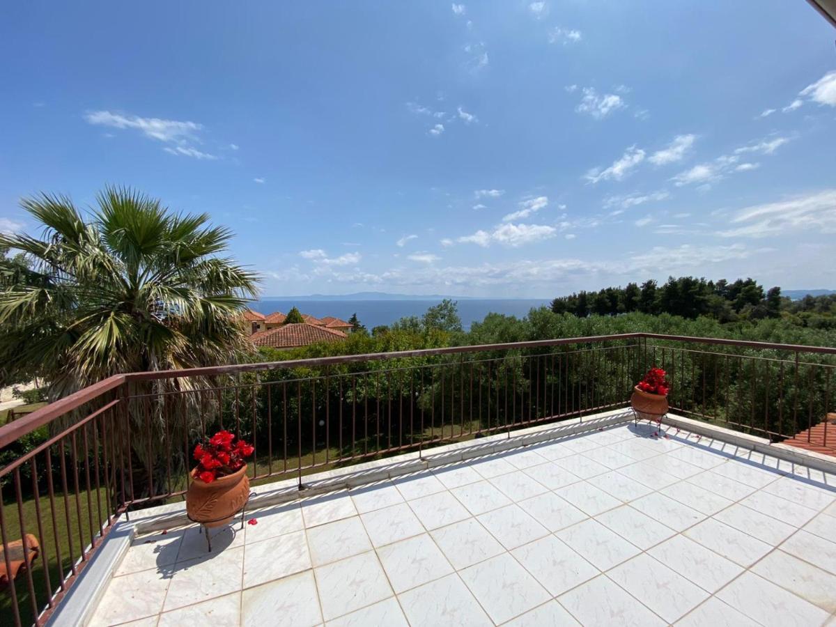 Amazing Sea View Loft, Afytos Lägenhet Exteriör bild