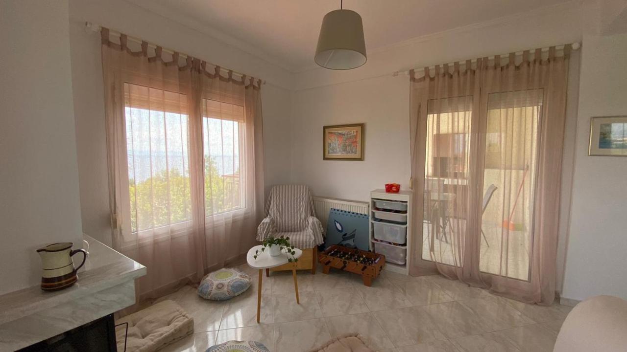 Amazing Sea View Loft, Afytos Lägenhet Exteriör bild