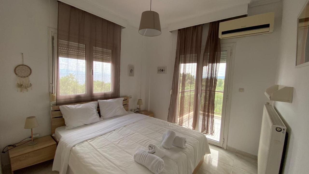 Amazing Sea View Loft, Afytos Lägenhet Exteriör bild